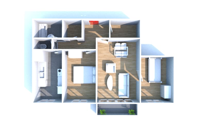 Mont Gaillard au Havre : location T3 appartement - Image 3