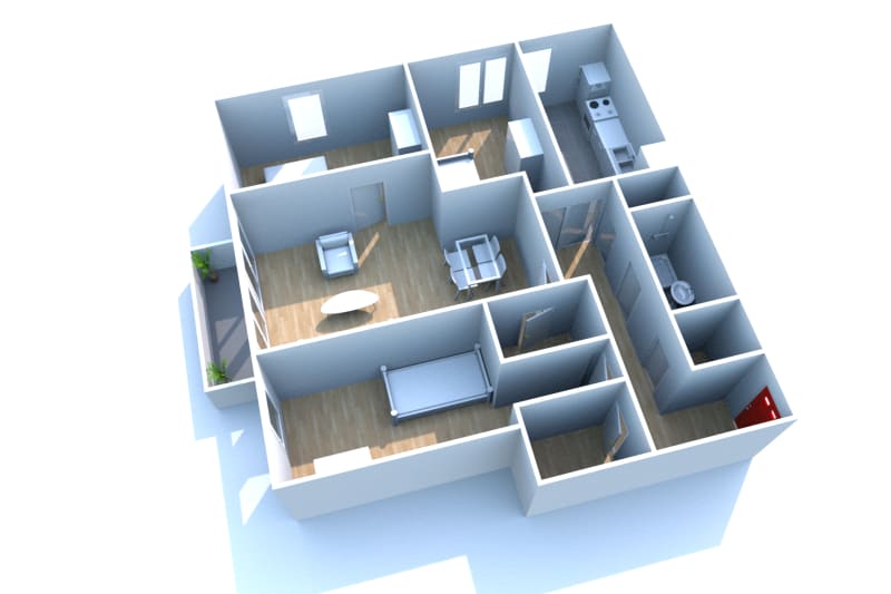 Appartement T4 en location au Havre proche du complexe sportif du Mont Gaillard - Image 9