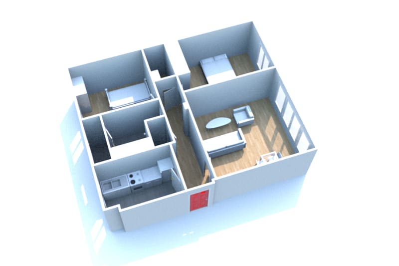 Location d'un T3 appartement au Havre Caucriauville - Image 2