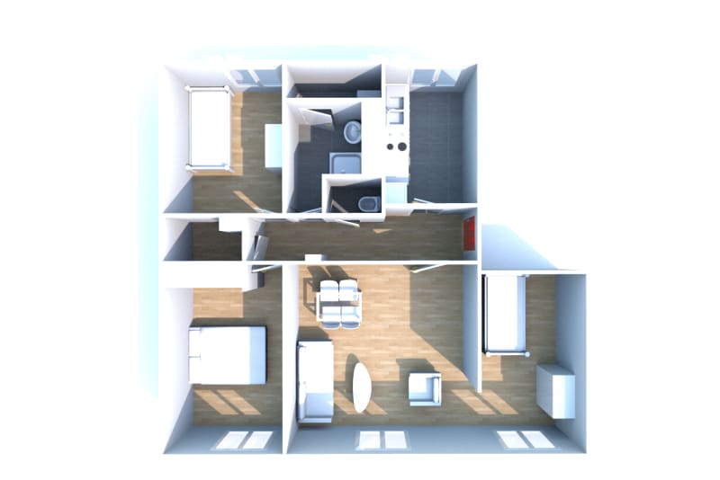 Le Havre à louer : appartement 4 pièces - Image 3