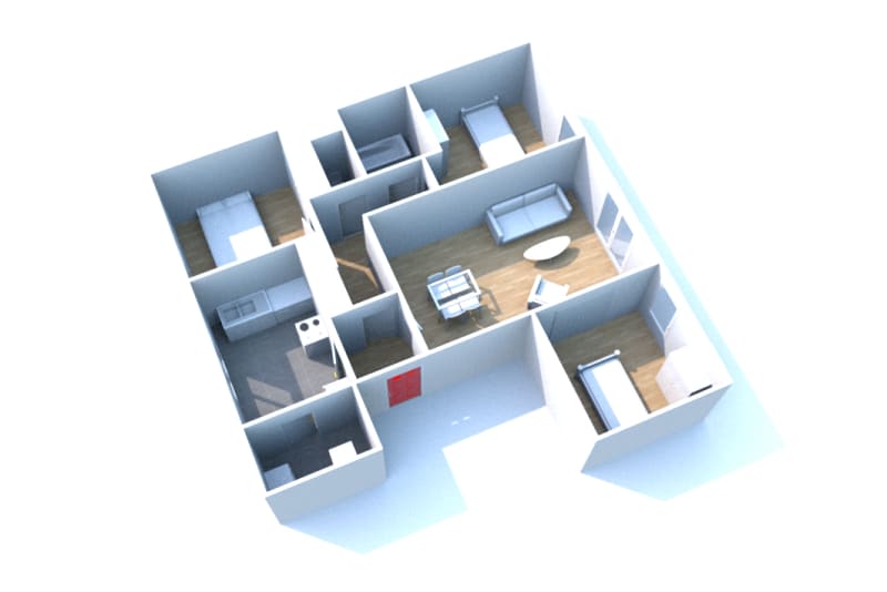 Au Havre Caucriauville : T4 en location - Image 2