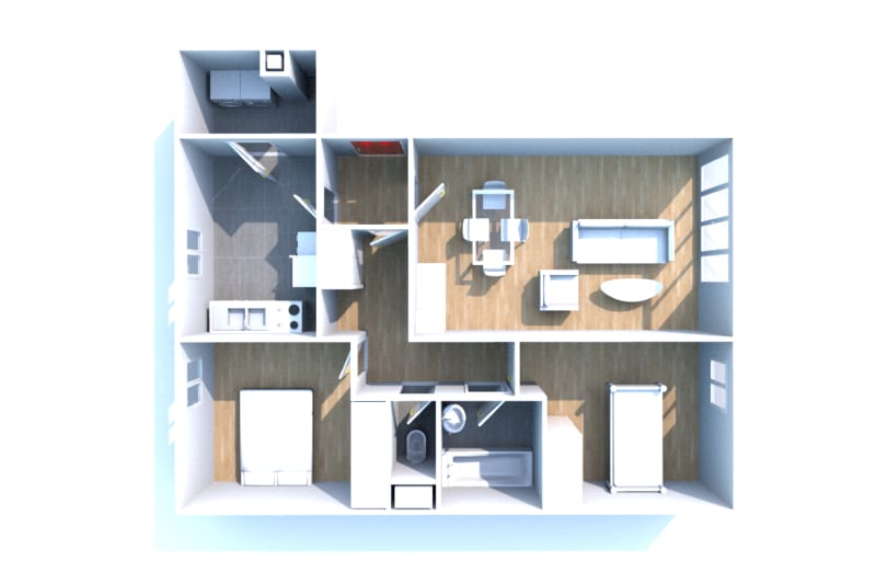 À louer : appartement T3 au Havre, quartier Caucriauville - Image 3