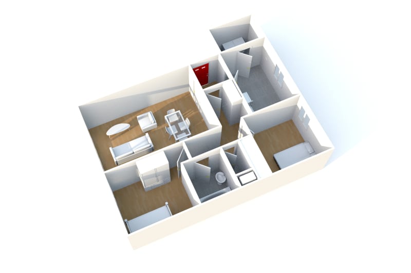 Location appartement F3 au Havre dans le quartier de Caucriauville - Image 1