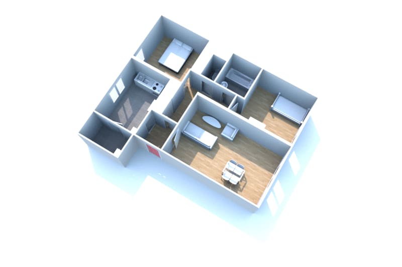 Appartement T3 à louer au Havre, quartier Caucriauville - Image 1
