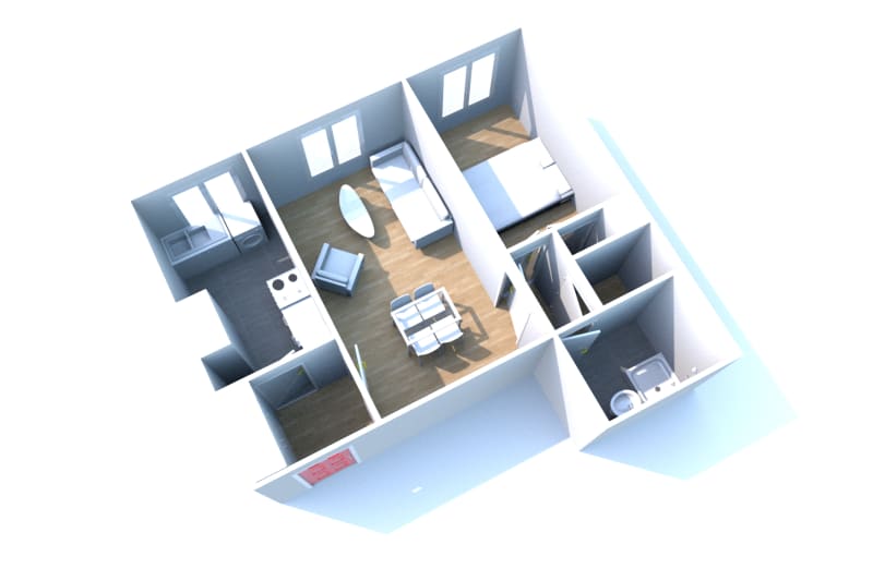 Le Havre : appartement 2 pièces à louer - Image 2
