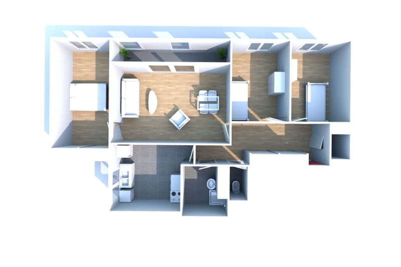 Appartement T4 à louer au Havre, quartier Caucriauville - Image 3