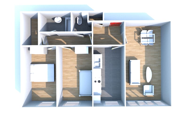 T3 à louer au Havre - secteur Caucriauville - Image 3