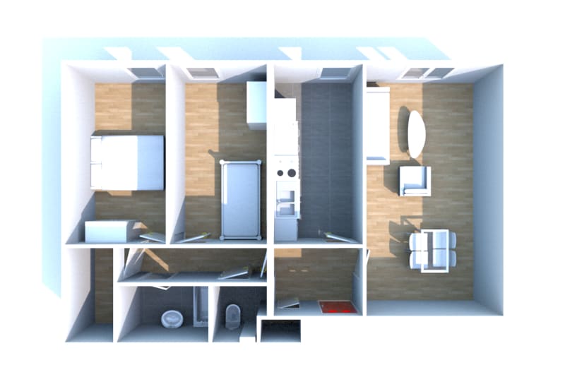 T3 appartement en location au Havre Caucriauville - Image 3