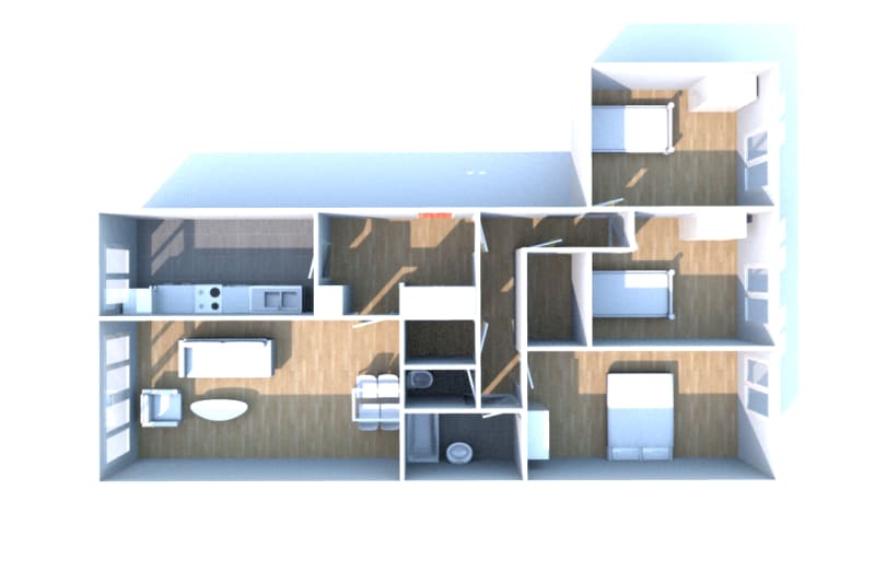 À louer au Havre (Caucriauville) : appartement 4 pièces - Image 3