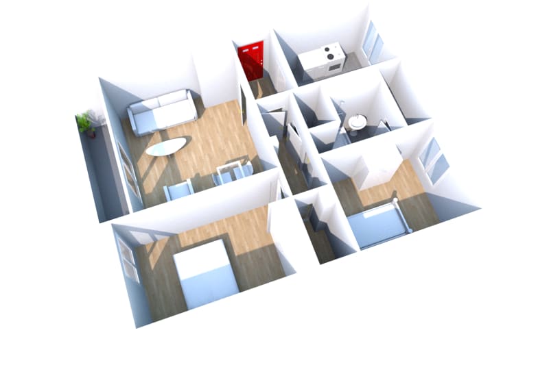 Le Havre Caucriauville : location T3 appartement - Image 2