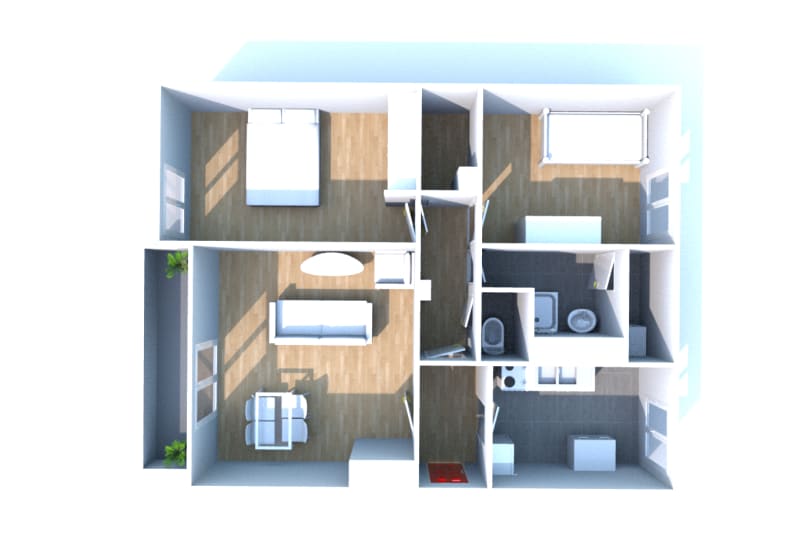 Le Havre Caucriauville : location appartement T3 - Image 3