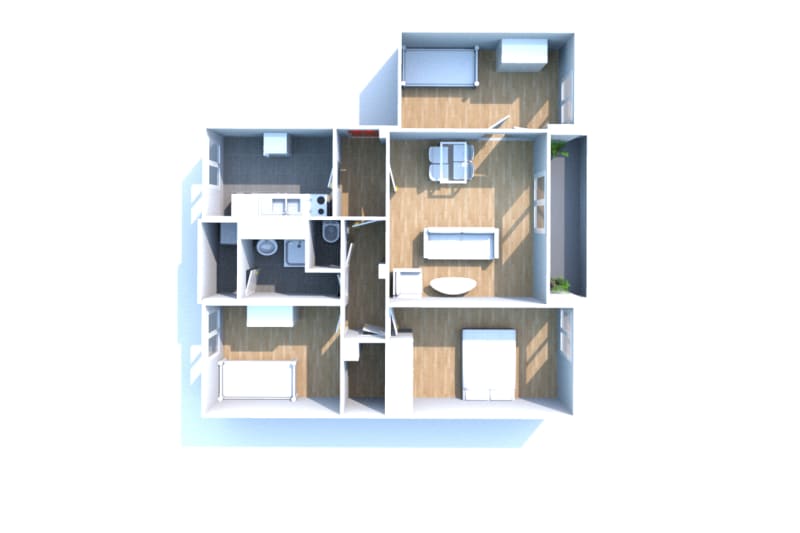 T4 appartement à louer au Havre Caucriauville - Image 3