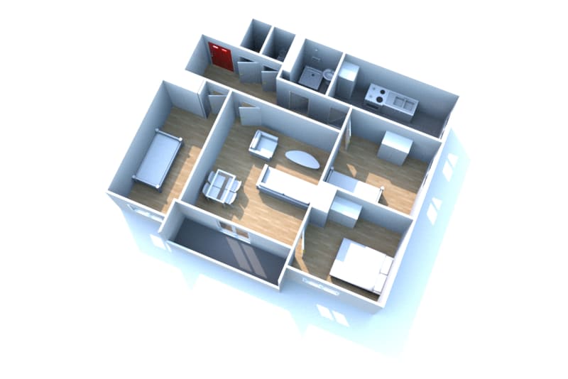 T4 appartement à louer au Havre Caucriauville - Image 2