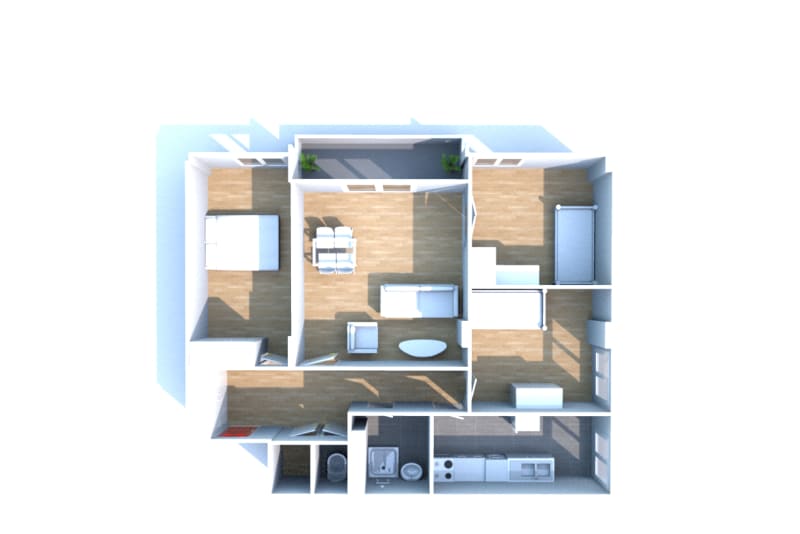 Au Havre Caucriauville, location d'un T4 - Image 3