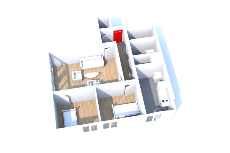 Le Havre Caucriauville : location appartement 3 pièces - Image 2