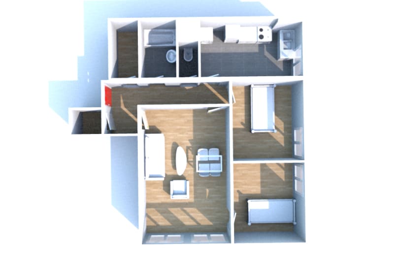 Le Havre Caucriauville : location appartement 3 pièces - Image 3