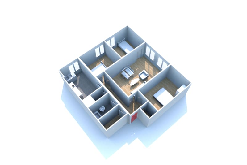 Au Havre Caucriauville, location appartement 4 pièces - Image 2