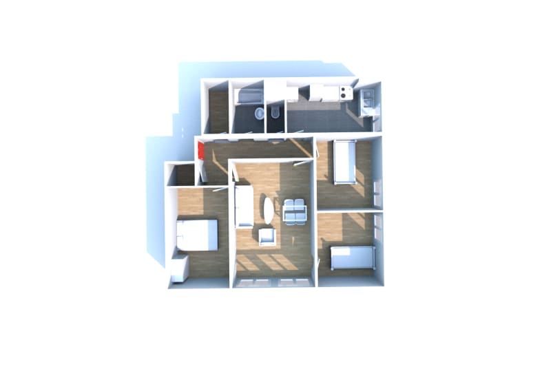 Au Havre Caucriauville, location appartement 4 pièces - Image 3