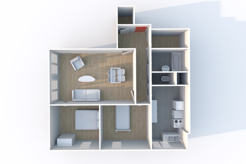 Location d’un appartement 3 pièces au Havre Caucriauville - Image 3