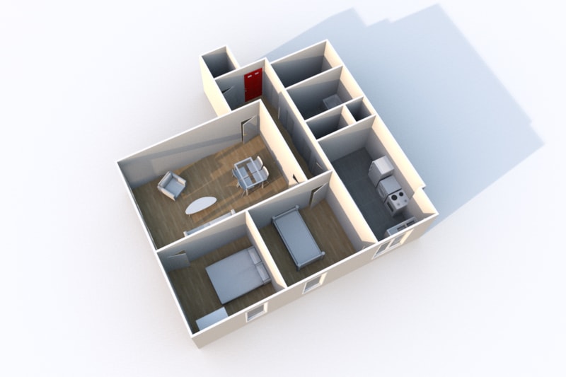 Appartement T3 en location au Havre, quartier de Caucriauville - Image 7