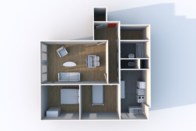 Appartement T3 en location au Havre, quartier de Caucriauville - Image 8