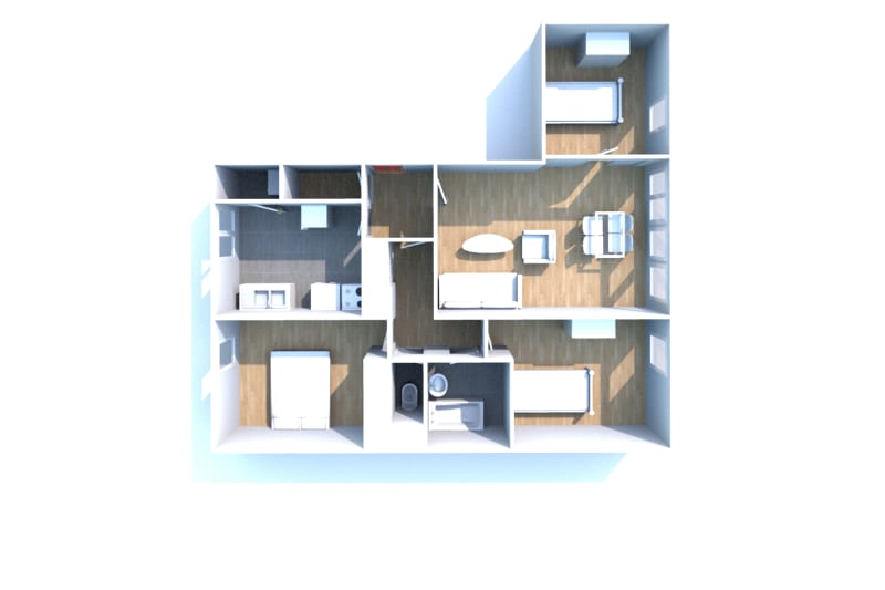 Le Havre Caucriauville en location F4 - Image 3