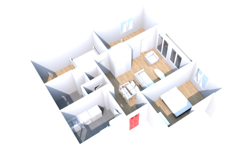 Appartement T4 au Houlme à louer - Image 2