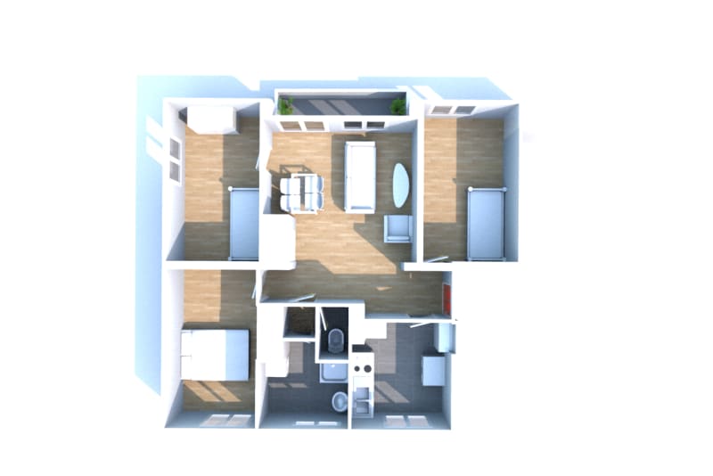 À louer, appartement F4 au Houlme - Image 3