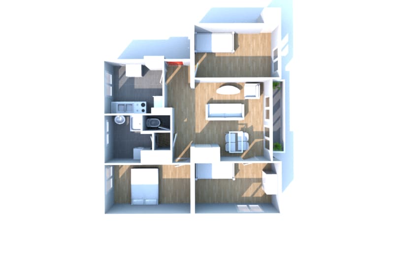 Au Houlme, appartement 4 pièces à louer - Image 6