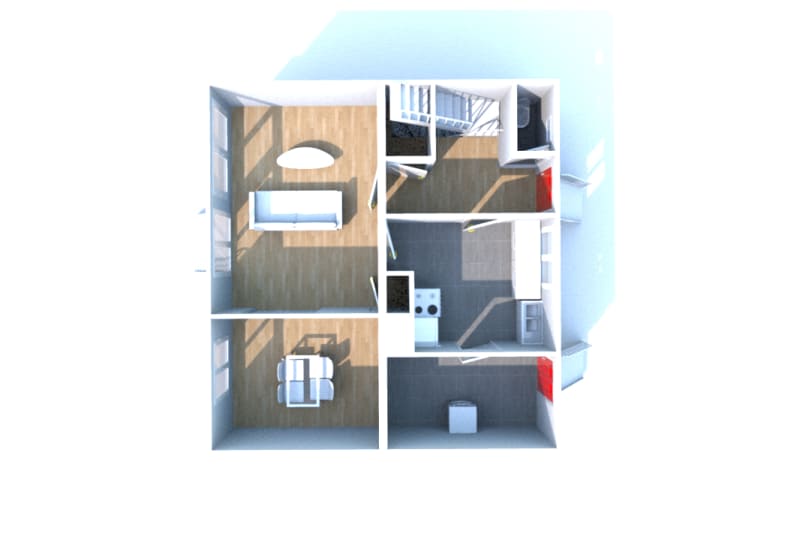 Location maison de ville T5 au Houlme - Image 2
