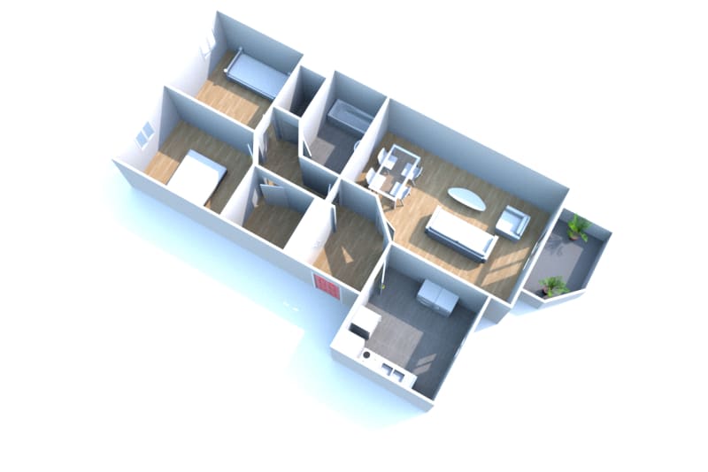 Type 3 en location au Houlme - Image 2