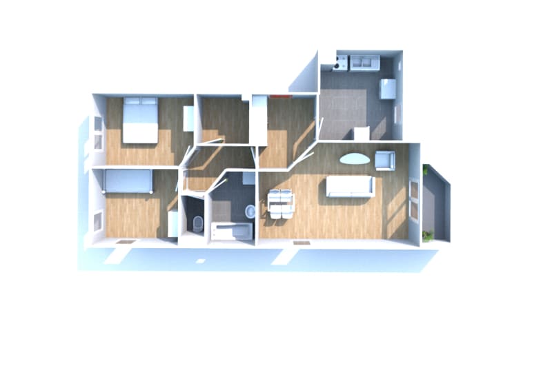 Appartement F3 à louer au Houlme - Image 3