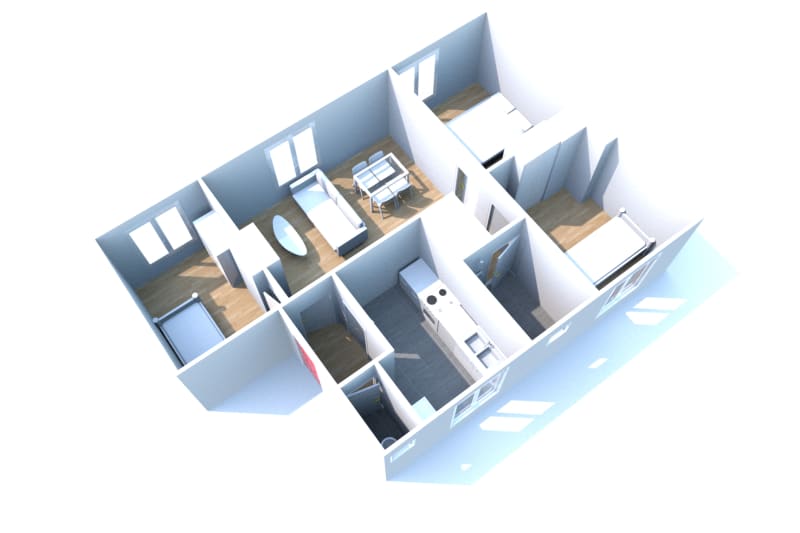 Location appartement T4 à Arelaune-en-Seine - Image 6