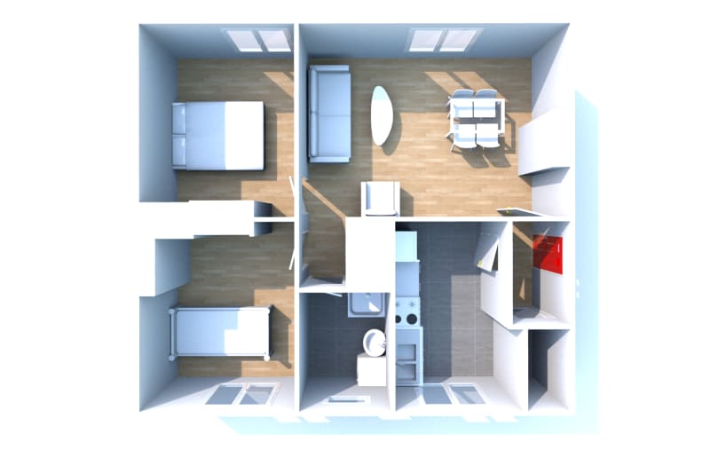 Type 3 location appartement à Arelaune-en-Seine - Image 3