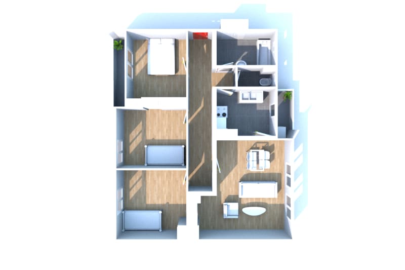 À Maromme Clair Joie : location T4 appartement - Image 3