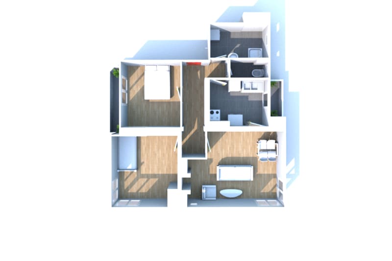 T3 appartement à Maromme Clair Joie à louer - Image 3