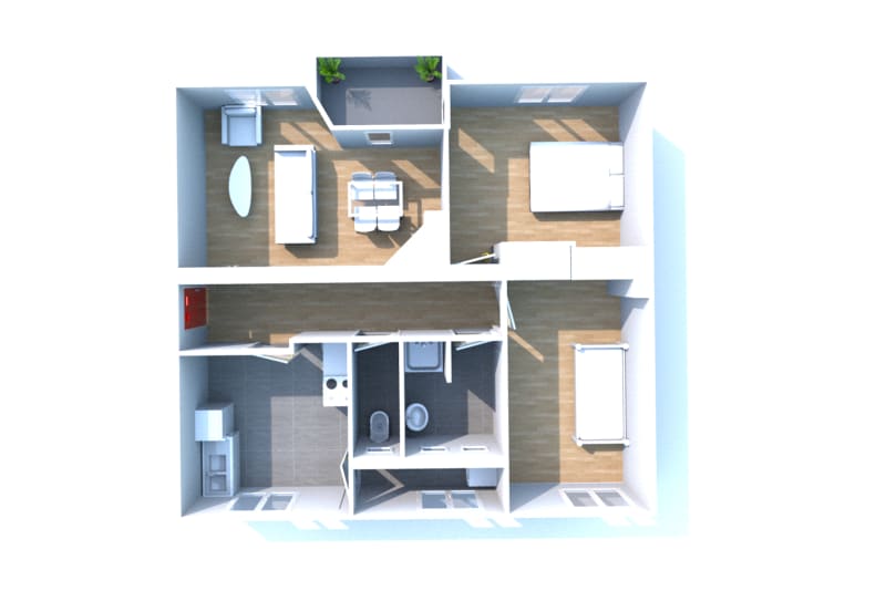 À Maromme stade : location appartement T3 - Image 3