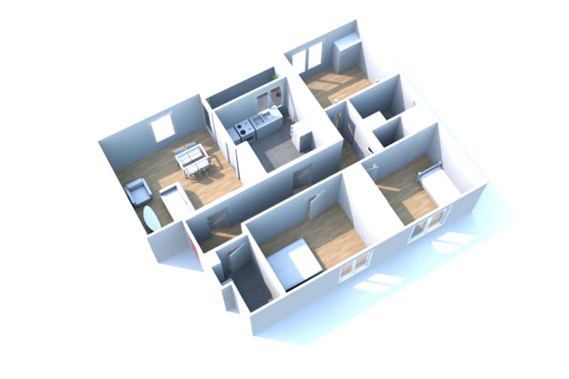 À louer à Maromme, appartement de 4 pièces - Image 2