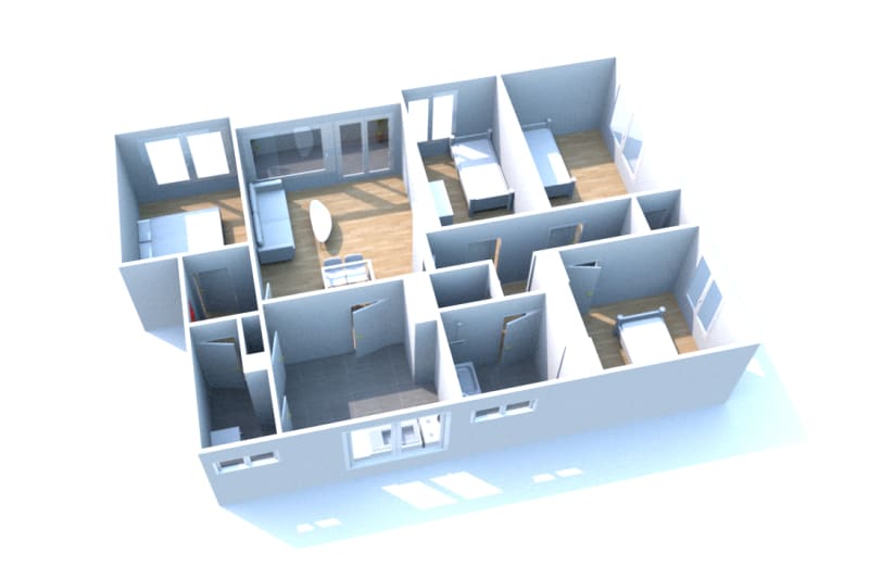 À Maromme : location appartement T5 - Image 2