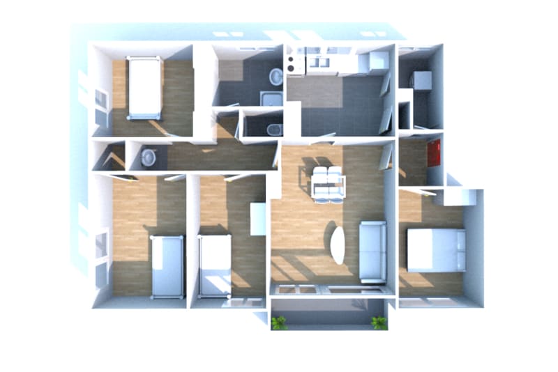 À Maromme : location appartement T5 - Image 3