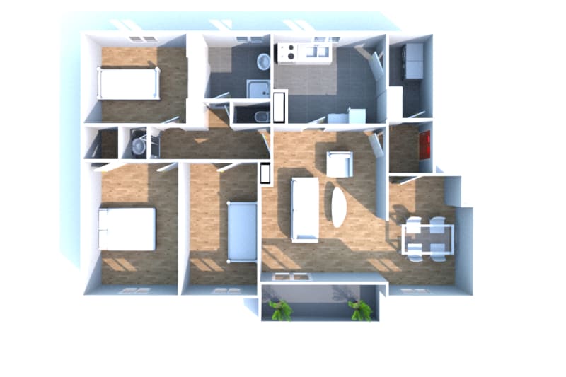 Grand appartement T4 en location à Maromme, proche du centre-ville - Image 3