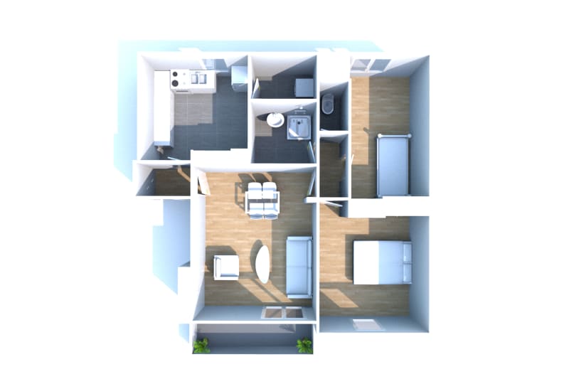 Les Portes de la Ville à Maromme : location T3 - Image 3