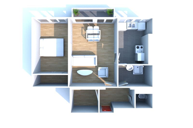 Location T2 appartement à Maromme - Image 3
