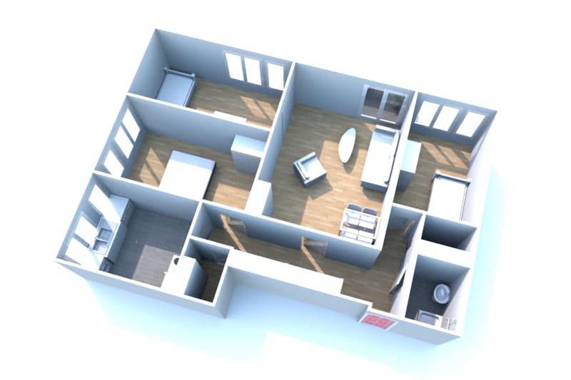Location appartement T4 à Maromme centre-ville - Image 2