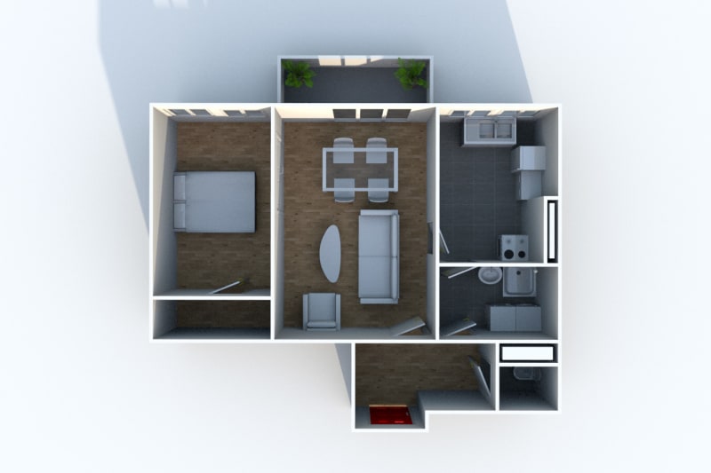 Appartement T2 en location à Maromme proche du centre-ville avec vue - Image 2