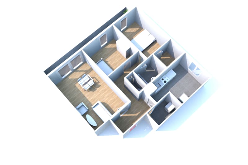 Appartement F3 à louer sur Maromme - Image 2