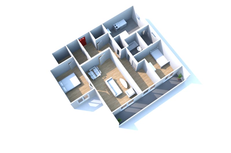 À louer, appartement T3 à Maromme - Image 2