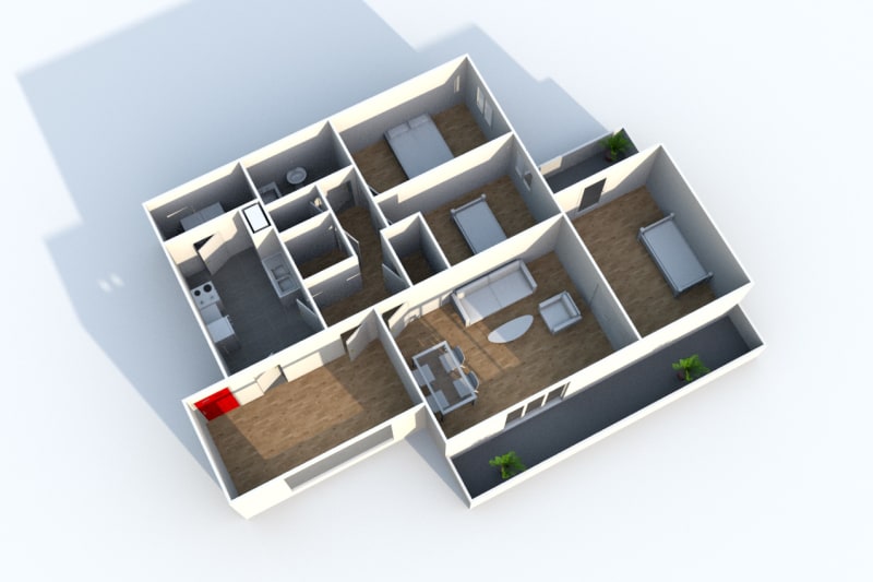 Appartement F4 en location à Maromme - Image 3