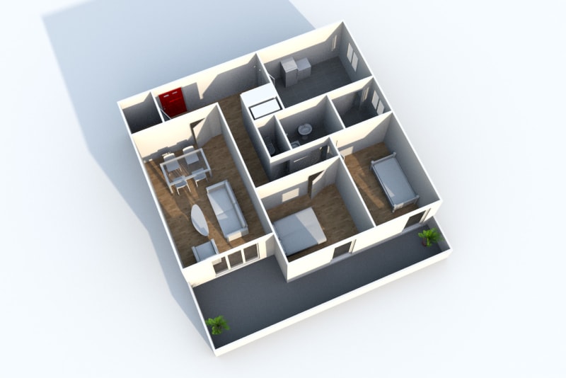 Appartement F3 en location à Maromme - Image 3
