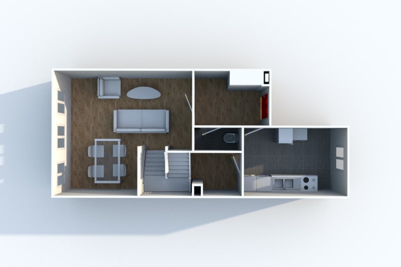 Appartement Duplex T3 à louer à Maromme, proche centre-ville - Image 4
